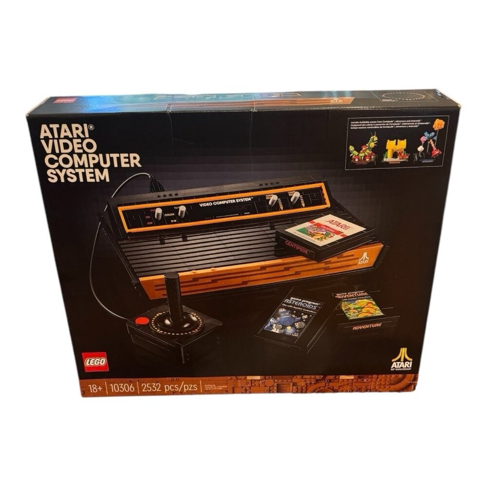 LEGO 10306 ICONS Atari 2600 (2532 pcs) Brand New Sealed ships fast gift - rare